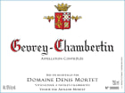 Denis Mortet Gevrey-Chambertin 1997  Front Label