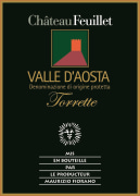 Chateau Feuillet Valle d'Aosta Rosso Torrette 2016  Front Label