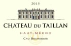 Chateau du Taillan (375ML half-bottle) 2015  Front Label