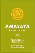 Amalaya Blanco 2021  Front Label