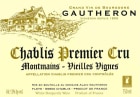 Alain Gautheron Chablis Montmains Vieilles Vignes Premier Cru 2018  Front Label