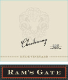 Ram's Gate Winery Hyde Vineyard Chardonnay 2016 Front Label