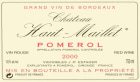 Chateau Haut-Maillet  2000  Front Label