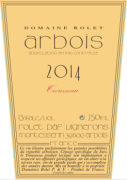 Domaine Rolet Arbois Trousseau 2014  Front Label