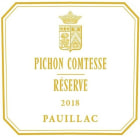 Chateau Pichon Longueville Comtesse de Lalande Reserve de la Comtesse 2018  Front Label