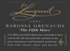 Langmeil The Fifth Wave Grenache 2001  Front Label