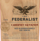The Federalist Bourbon Barrel Aged Red Blend 2021  Front Label