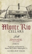 Monte Rio Old Vine Zinfandel 2021  Front Label
