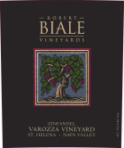 Robert Biale Vineyards Varozza Vineyard Zinfandel 2016  Front Label