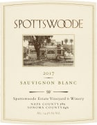 Spottswoode Sauvignon Blanc (375ML half-bottle) 2017 Front Label