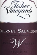 Fisher Vineyards Wedding Vineyard Cabernet Sauvignon 1991 Front Label