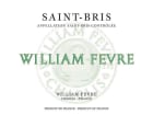 William Fevre Saint-Bris 2018  Front Label