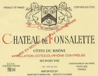 Chateau Rayas Fonsalette Cotes du Rhone Reserve 1994  Front Label