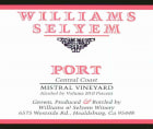 Williams Selyem Mistral Vineyard Port 2005  Front Label