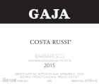 Gaja Costa Russi 2015  Front Label