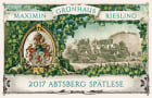 Maximin Grunhaus Abtsberg Riesling Spatlese 2017  Front Label