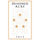 Hundred Acre Ark Vineyard Cabernet Sauvignon (stained label) 2012  Front Label