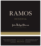 Joao Portugal Ramos Alentejo Ramos Reserva 2018  Front Label