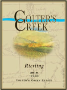 Colter's Creek Vineyards and Winery Riesling 2010  Front Label