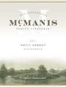 McManis Family Vineyards Petit Verdot 2017 Front Label