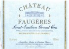 Chateau Faugeres  1999  Front Label