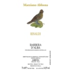 Abbona Rinaldi Barbera d'Alba 2018  Front Label