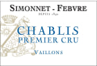 Simonnet-Febvre Chablis Vaillons Premier Cru 2018  Front Label
