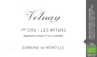 Domaine de Montille Volnay Les Mitans Premier Cru 2015  Front Label