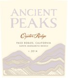 Ancient Peaks Paso Robles Oyster Ridge Red 2014 Front Label