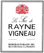 Chateau Rayne Vigneau Le Sec de Rayne Vigneau 2016 Front Label
