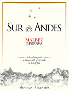 Sur de los Andes Reserva Malbec 2014 Front Label