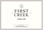 First Creek Hunter Valley Semillon 2019  Front Label