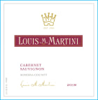 Louis Martini Sonoma Cabernet Sauvignon (375ML half-bottle) 2018  Front Label