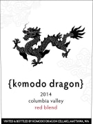 Komodo Dragon Red Blend 2014 Front Label