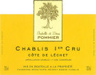 Denis Pommier Chablis Cote de Lechet Premier Cru 2020  Front Label