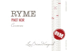 Ryme Las Brisas Pinot Noir 2020  Front Label
