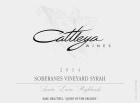 Cattleya Wines Soberanes Vineyard Syrah 2014 Front Label