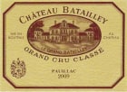 Chateau Batailley  2009  Front Label