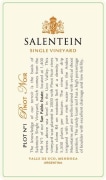 Salentein Single Vineyard Pinot Noir 2013  Front Label