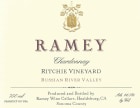 Ramey Ritchie Vineyard Chardonnay 2020  Front Label