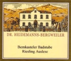 Dr. Heidemanns-Bergweiler Bernkasteler Badstube Auslese Riesling 2016  Front Label