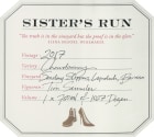 Sister's Run Sunday Slippers Chardonnay 2017  Front Label