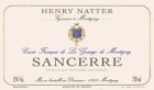 Henry Natter Sancerre Cuvee Francois de la Grange de Montigny 2014  Front Label