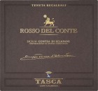 Regaleali Rosso del Conte 2015  Front Label