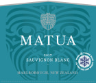 Matua Sauvignon Blanc 2017 Front Label