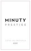 Chateau Minuty Prestige Rose 2021  Front Label