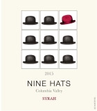 Nine Hats Syrah 2015  Front Label