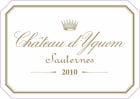 Chateau d'Yquem Sauternes 2010  Front Label