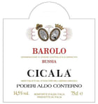 Aldo Conterno Barolo Cicala 2017  Front Label