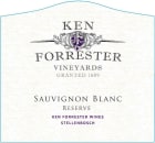 Ken Forrester Reserve Sauvignon Blanc 2014  Front Label
